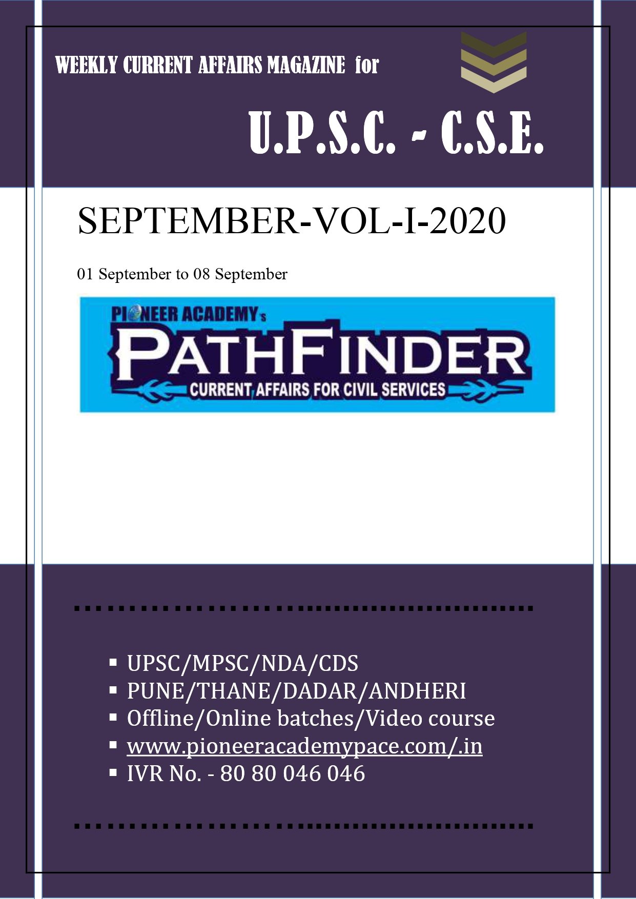 SEPTEMBER-VOL-I- 2020